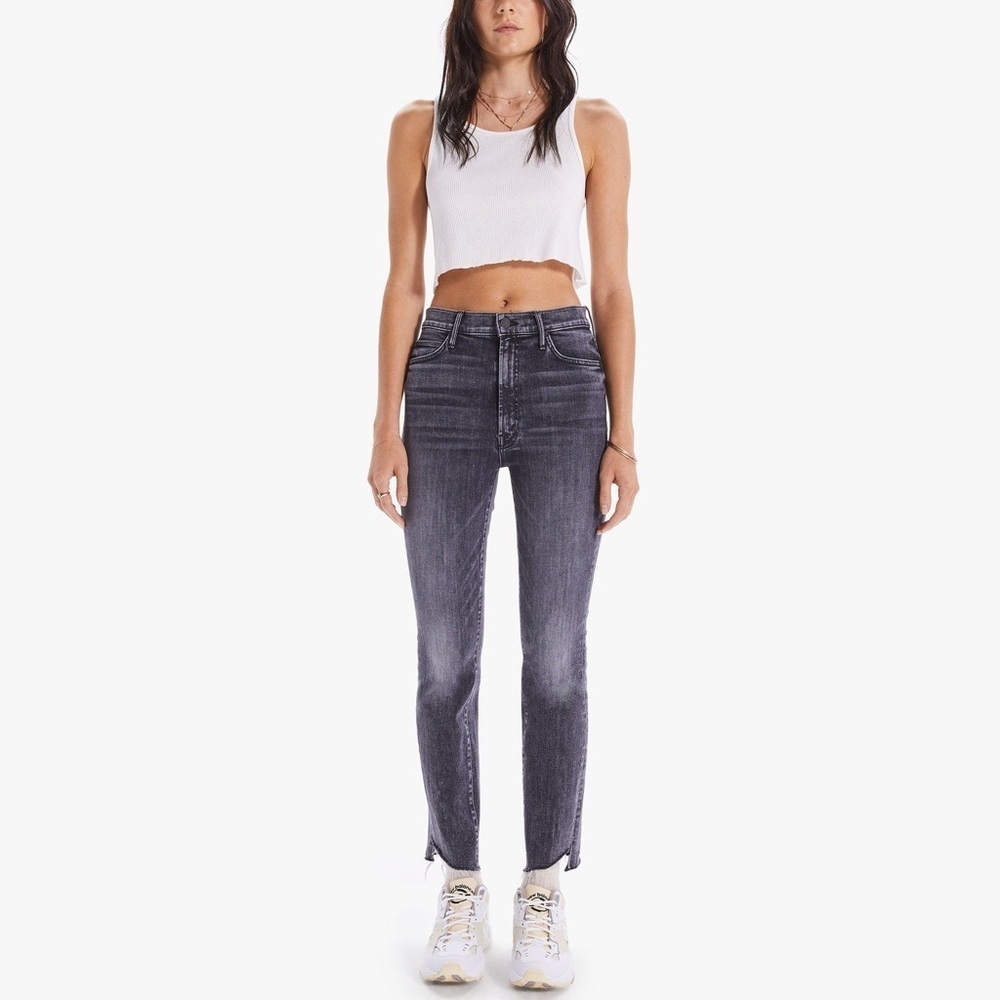 Mother High Waisted Rascal Ankle Step Fray Sz‎ 30